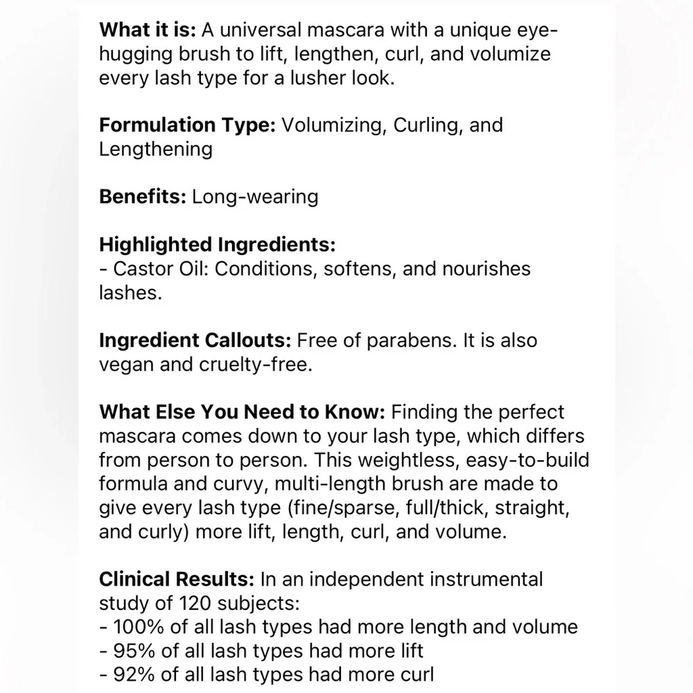Rare Beauty Perfect Strokes Mascara Mini
